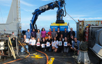 The science party of cruise TN-438.